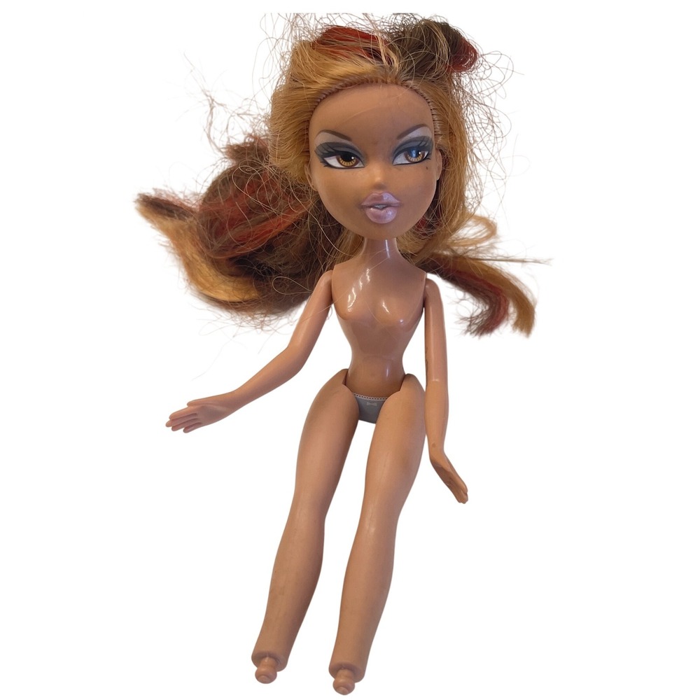 Bratz Yasmin Magic Hair Doll Girl Brown Nude 2001 MGA Entertainment Vintage